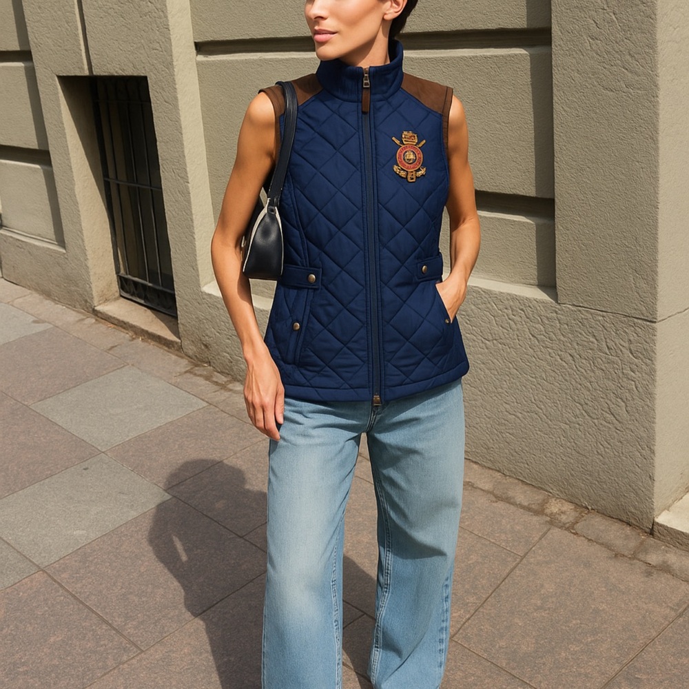 Women’s Polo Ralph Lauren Quilted Crest Vest